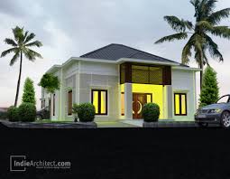 Warna cat rumah minimalis 1 lantai tampak depan. Desain Rumah Minimalis Tropis 1 Lantai Pak Beno Indie Architect