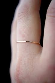 Sold and shipped by pompeii3. Ultra Thin Hammered Stacking Rings Rose Gold Jewelry Handmade Pipe And Row Seattle