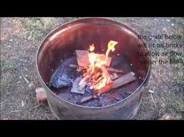 Available in high temp black or bare metal. 28 Quick 55 Gallon Drum Fire Pit Youtube Barrel Fire Pit Fire Pit Fire Pit Uses