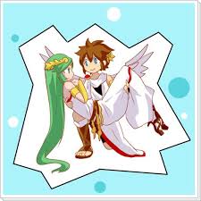 Pit And Palutena So Cute X3 Kid Icarus Kid Icarus Uprising Fire Emblem