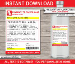 *the qr code can be scanned and will take them to this printable in case they want to make one for a. Fake Walgreens Prescription Christmas Chill Pill Labels Template Gag Gift