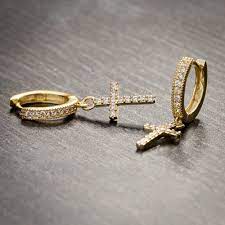 We did not find results for: Mens Small 14k Gold Cross Drop Huggie Hoop Earrings