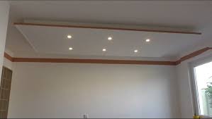 Hang The Ceiling And Install Led Spotlights And Led Strips Light Ceiling Install Light Spot Led Strip Lighting Living Room Lighting Kitchen Ceiling Lights
