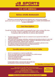 Here's how to do it right. Jb We Are Hiring Retail Store Manager Tenable In Masunga Share Share Share Facebook