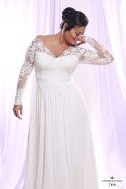 Plus Size Romantic Corset Dress With Long Sleeves Tara Studio Levana Plus Size Wedding Dresses With Sleeves Wedding Dress Long Sleeve Plus Wedding Dresses