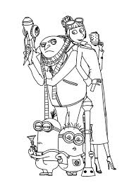 Click the despicable me 3 minions coloring pages to view printable version or color it online (compatible with ipad and android tablets). Despicable Me Coloring Pages 90 Free Coloring Pages