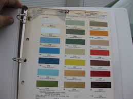 pontiac 1970 color chart muscle car