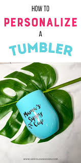 Download How To Make Diy Vinyl Decals For Tumblers Semigloss Design