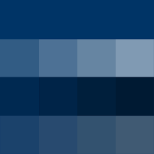 Midnight Blue Shades Midnight Blue Color Colour Shade Card Blue Palette
