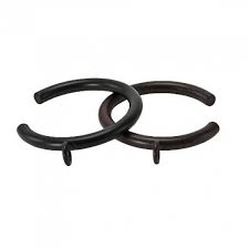 7 per pack, 1 3/4 inside diameter, 2 outside diameter use with the center bypass support bracket to traverse draperies past the center support fits a 1 3/8 pole eyelet ring with optional pinch clip * 20. Bypass C Ring For 1 1 2 Curtain Rod Each