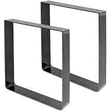 Extend the rug 24 inches around a table. 17 Stories The Set Of 2 Table Legs 28 X 31 X 3 1 Inch Dining Table Legs Black Colour Metal Table Legs Square Frame Industrial Table Legs Wayfair Ca