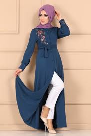 Modaselvim Ferace Nakisi Tasli Ferace Ah3214 Indigo I Dress Dresses Fashion