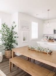 Designed with small spaces in mind, this elegant pub. Rustic Coastal Home Tour Inspired By This Dining Room Decor Farmhouse Dining Home Kitchens