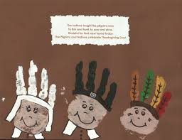 Pilgrim Indian Hand Prints No Information On This Craft Easy Enough To M Thanksgiving Crafts Preschool Thanksgiving Preschool Thanksgiving Crafts For Kids