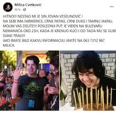 Ovim rečima počinje ispovest uroš janjić (24) iz negotina, student elektronskog fakulteta u nišu koji je izboden u četvrtak uveče u nišu jer je nosio majicu sa antifašistikim obeležjem. Nestali Jovan Iz Nisa Clan Mense Prijateljica Porodice Otkrila Nove Detalje Ovo Ne Lici Na Njega Bio Je Stalno Nasmejan