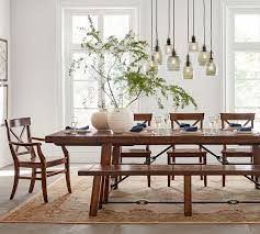 Six pottery barn straight back dining room chairs with jean covers. Aaron Dining Chair Pottery Barn