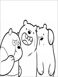 This page is about we bare bears coloring pages. We Bare Bears Printable Coloring Book 4