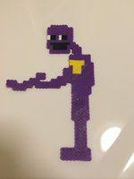 Fnaf Purple Guy Perler Art By Mini Maxi Trooper D8ikf92 Jpg 150 200 Fnaf Hama Perler Bead Purple Man Diy Perler Beads Perler Art Purple Guy