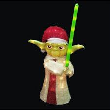 Amazon Com Kurt Adler 36 Lighted Yoda Yard Christmas Decoration Indoor Outdoor Star Wars Christmas Star Wars Clone Wars Outdoor Christmas Decorations