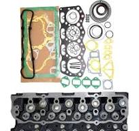 4DR5 Cylinder head + 1 Set Full Gasket Kit For Mitsubishi 4DR5 4DR51 Engine  2.7L Forklift For KATO HD180G Excavator ME759064 ME997271