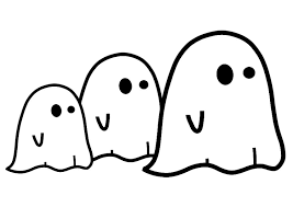 Teach your child how to identify colors and numbers and stay within the lines. Coloring Page Ghosts Free Printable Coloring Pages Img 19674