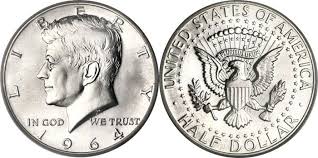 Most Collectible Us Coins Most Valuable Kennedy Half Dollar 1964 Date Silver Clad Coin Values Half Dollar Coin Silver Coins Valuable Coins