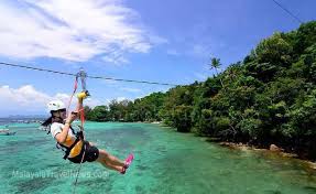 The sapi and gaya island in sabah offers not only pure snorkeling haven but also one crazy, scream inducing zipline trip across the blue sea with the coral flyer zipline. Fun Outdoor Activities To Do While In Sabah C Letsgoholiday My