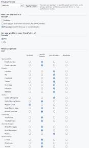General Privacy Settings Then Control Granular How To Apply Privacy Settings Custom