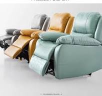 LINSY Modern Single Leather Recliner Sofa Chair LS170SF3 ...