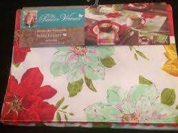 Download pioneer woman wallpaper for free, use for mobile and desktop. Pioneer Woman Watercolor Poinsettia Christmas Table Runner 14x72 For Sale Online Ebay