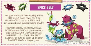 It also sells things that are not. November 2018 Spike Sale Toxic Lava Magenta Ancient Blackout Donut More Animaljam Items November2018spikesale Spiked Animal Jam Spike Diamond Shop