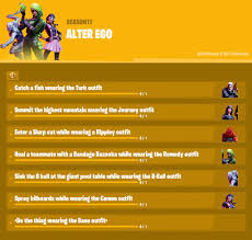 After resuming the missions last week, epic have now gone weapons free by launching two new sets of tasks including the fortnite rippley vs sludge challenges, which should. Ifiremonkey On Twitter Potential Mystery Skin Leak While Generating The Challenge Sheets I Noticed This In The Mystery Skin Slot 1st Collect Fortnite Letters Hidden In Loading Screens 2 Search The Backbling