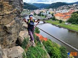 Jedná se o nejdelší ferratu v české republice. Via Ferraty W Czechach Via Ferrata Decin Pastyrska Stena Decin 3 June To 5 June