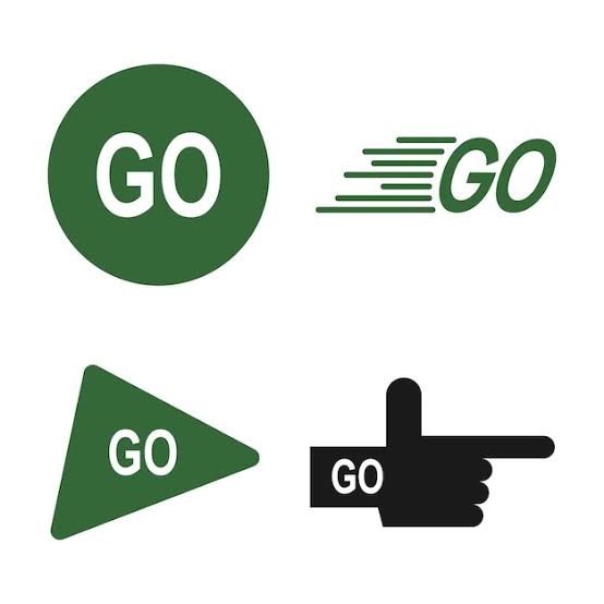 Go icon vector | Premium Vector
