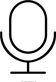 Make a coloring book with music microphone for one click. Mic Coloring Page Circle Clipart Full Size Clipart 4873999 Pinclipart
