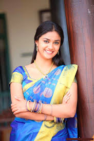 Keerthy suresh took to social media and shared the title poster of the film in different languages. Keerthi Suresh Blue Saree Pictures Http Www Atozpictures Com Keerthi Suresh S South Indian Wedding Saree Wedding Saree Indian Most Beautiful Indian Actress
