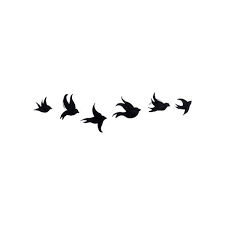 Birds Flying Away Tattoo Designs Far Away Bird Silhouette Tattoos Birds Tattoo White Bird Tattoos