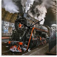 Rauch schlafzimmer stehen für höchste möbelqualität vom traditionsunternehmen. Artland Wanduhr Sowjetische Dampflokomotive Lautlos Ohne Tickgerausche Nicht Tickend Gerauschlos Wahlbar Funkuhr O Quarzuhr Moderne Uhr Fur Wohnzimmer Kuche Etc Stil Modern Online Kaufen Otto