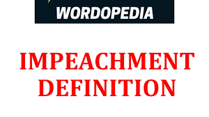 The process of bringing charges against a public official, to definition of impeachment. Impeachment Definition Youtube