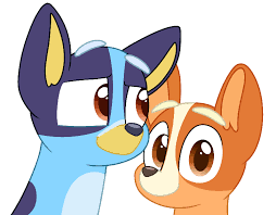 Bluey And Bingo Bluey Fan Art Pals Cartoon