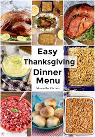 Check spelling or type a new query. Easy Thanksgiving Dinner Miss In The Kitchen