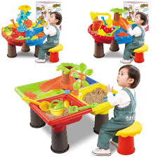 Summer Outdoor Beach Kids Sand Water Play Toys Beach Table Playset A Sandpit Toys Outdoor Toys For Kids Water Play Toys