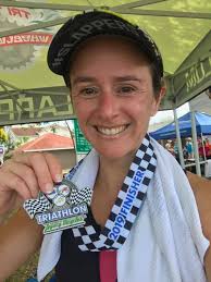 Fontana triathlon third place finish