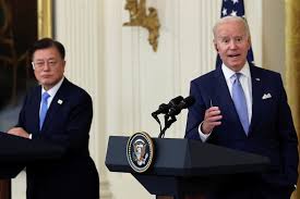 A video clip of north korean leader kim jong un giving a speech in korean has been widely circulated on social media. Us President Joe Biden Says He Is Willing To Meet With Kim Jong Un About Nuclear Weapons Abc News