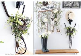 Bike Decor Bike Basket Bike Wall Decor Basket Wall Art Baskets On Wall Bicycle Decor