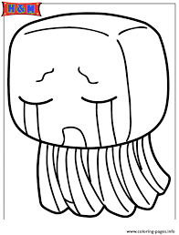 Minecraft coloring pages are pictures showing the most popular 3d sandbox video game ever. Minecraft Creature Ghast Coloring Pages Printable