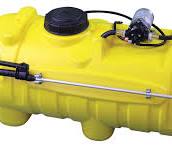 Spot Sprayer, 25 Gallon with 12-Volt DC Diaphragm Pump, 1.8 GPM @ 60 PSI  Max. 7.3 Amp Draw, (With Bare Wire Leads)