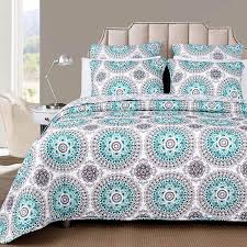 Collection by frank kyle • last updated 2 weeks ago. Driftaway 3 Piece Bella Reversible Quilt Set Bedspreads Coverlets Medallion Floral Pattern Cover Prewashed Overstock 30537266