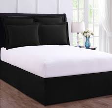 The headboard and footboard with beige soft sponge boards. Bed Maker S Wrap Around Tailored Bedding Bed Skirt Walmart Com Walmart Com