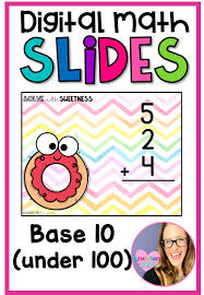 Digital Adding Three Numbers Using Google Slides In 2020 Kids Slide Math Distance Learning